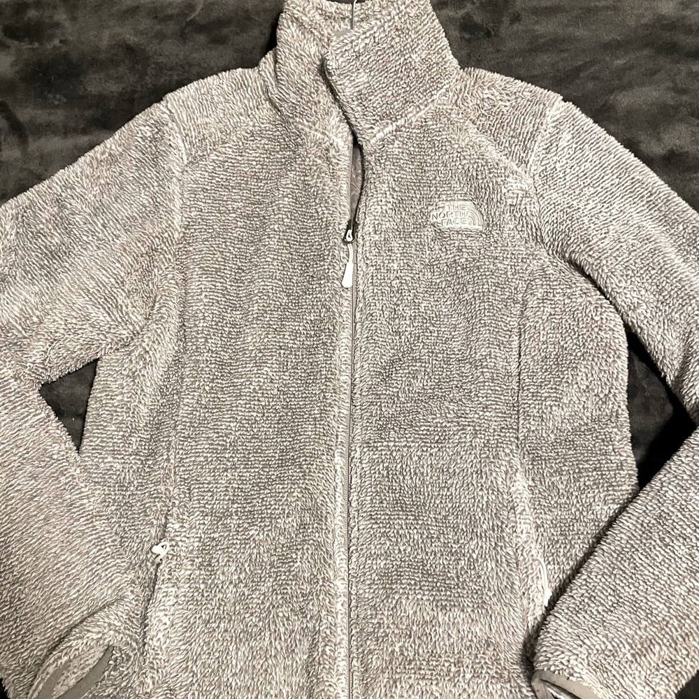 The North Face gray fleece